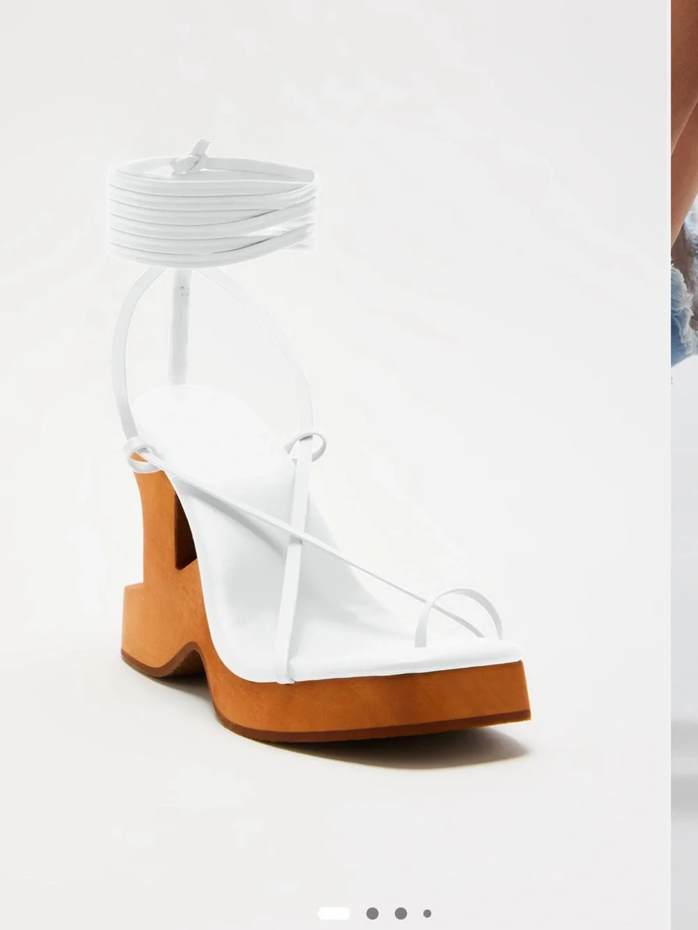 Fashion Nova best vibes platform wrap up heels